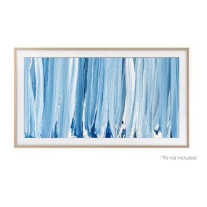 Samsung VG‑SCFH55TKBZA 55" The Frame Customizable Bezel Magnetic Attachment, Modern Teak