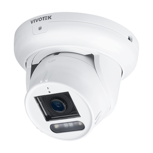 VIVOTEK IT9389-HVW-V3 IT9389 Series 5MP Dual Light AI Turret Camera, Warm Light and IR, WDR Pro, IP66, IK10