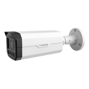 Turing Video EVL4ZB256-1Y Edge+ Series 4MP Outdoor Cloud VF Dual-Light Bullet IP Camera, 2.7-12mm Motorized Vari-Focal Lens, 1-Year CORE AI License