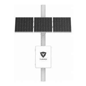 Turing Video LS-KG3-MAX-ABS-3Y SolarShield MAX Outdoor Solar-Powered System, Includes (2) 3-Year Core AI Licenses