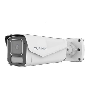 Turing Video TP-MFB8MA4C 8MP SMART Full Color Bullet IP Camera, White Light, Mic Alarm and Audio I/O, 4mm Lens