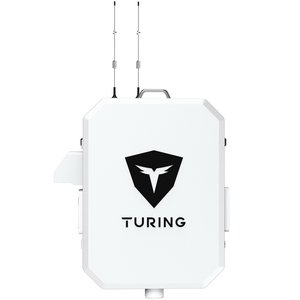 Turing Video SS-KG1-B4S-5G SiteShield Système de base Standard avec routeur 5G, NVR 4 canaux, disque dur 2 To, licence IA de base 3 ans pour 4 caméras, boîtier NEMA 3R