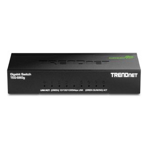 TRENDnet TEG-S80g 8-Port Gigabit GREENnet Switch, 16 Gbps