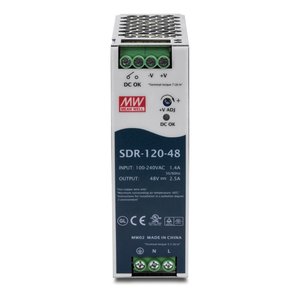 TRENDnet TI-S12048 120W Single Output Industrial DIN-Rail Power Supply