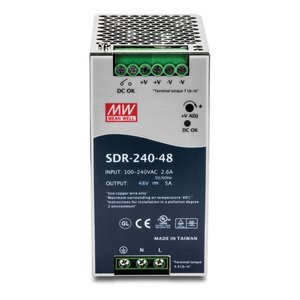 TRENDnet TI-S24048 240W Single Output Industrial DIN-Rail Power Supply