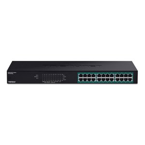 TRENDnet TPE-TG240g 24-Port Gigabit PoE+ Switch, 48 Gbps, 370W PoE