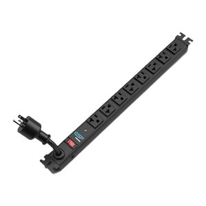 SurgeX ESP-VP-10VR-168 8-Port Vertical Rack Mount Surge Protector, 20A