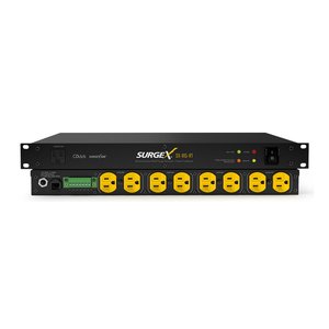 SurgeX SX-1115-RT Rack Mount Surge Eliminator and Power Conditioner with Remote, RU RMS, 120V/15A