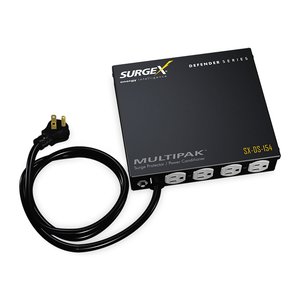 SurgeX SX-DS-154 MultiPak 4-Outlet Surge Protector and Power Conditioner