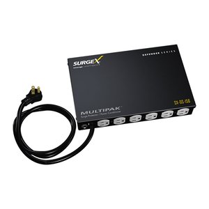 SurgeX SX-DS-156 MultiPak 6-Outlet Surge Protector and Power Conditioner