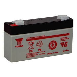 Yuasa NP126 6V, 1.2Ah Rechargeable SLA Battery, Terminals