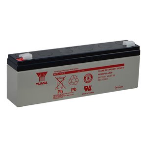 Yuasa NP2312FR 12V 2.3AH Rechargeable SLA Battery, Terminals, Flame Retardant