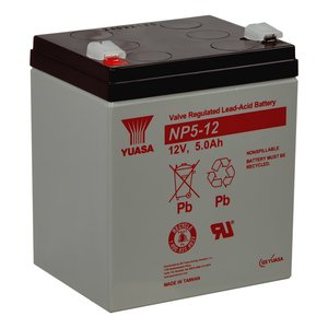 Yuasa NP5-12 12V 5Ah Valve Regulated SLA Battery