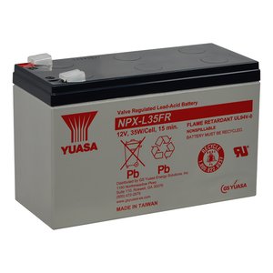 Yuasa NPXL35FR 12V 8.5Ah Valve Regulated SLA High Rate AGM Battery (Flame Retardant)