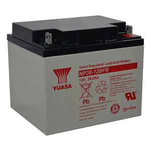 Yuasa NP38-12BFR 12V, 38Ah Rechargeable SLA Battery, Terminals, Flame Retardant