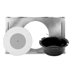 AtlasIED SD72W-KIT In-Ceiling Speaker Kit, 62-8 Baffle with CS95-8 Enclosure and 81-8R T-Bar Tile Bridge