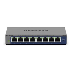 Netgear GS108E-400NAS 8-Port Gigabit Managed Switch, Fanless
