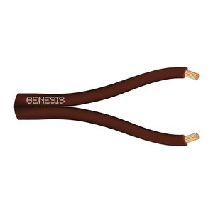 Genesis 10041007 18/2 Stranded Zip Cable, General Purpose, CM, 1000' (304.8 m) Reel, Brown