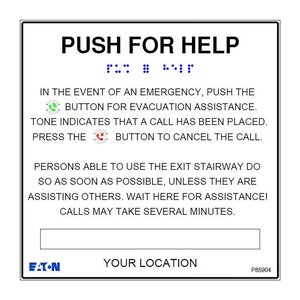 Eaton RAS-INSTRUC VoCALL 16 US, Digital Area of Refuge System, Emergency Voice System