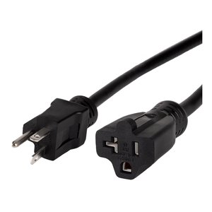 WattBox WB-EXT-20A-10FT Extension Cords, 20A, 10' Length, Black