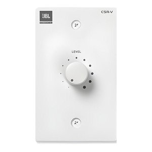 JBL Professional CSR-V (WHITE) Remote Volume Control with Wall Plate for Commercial Sound Systems, White