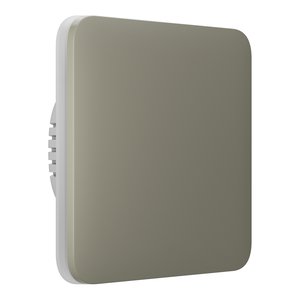 AJAX 101877.140.OL3 CenterButton (1-Gang) Central Touch Button for 1-Gang LightSwitch, Olive
