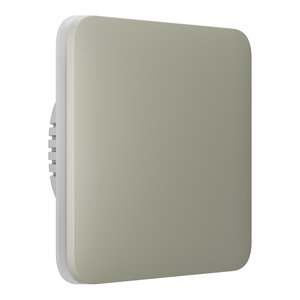 AJAX 101876.140.OY3 CenterButton (1-Gang) Central Touch Button for 1-Gang LightSwitch, Oyster