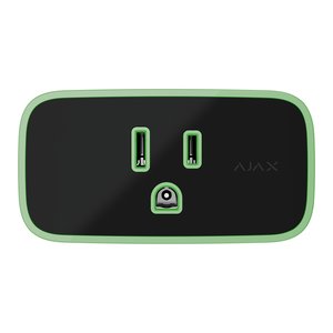 AJAX 126274.214.BL1 DomeCam Mini HL 8MP AI-Powered Security IP Camera, 85° Viewing Angle, 4mm Lens, Black