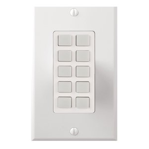 Vanco EVCTL10B 10-Button Programmable Control Keypad