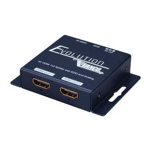 Evolution EVSP12SC 4K HDMI 1x2 Splitter with EDID and Scaling