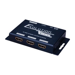 Evolution EVSP14SC 4K HDMI 1x4 Splitter with EDID and Scaling
