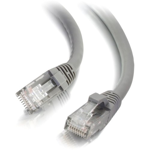 C2G CG00951 CAT6 Snagless Unshielded (UTP) Ethernet Network Patch Cable, 0.5' (0.15m), Gray