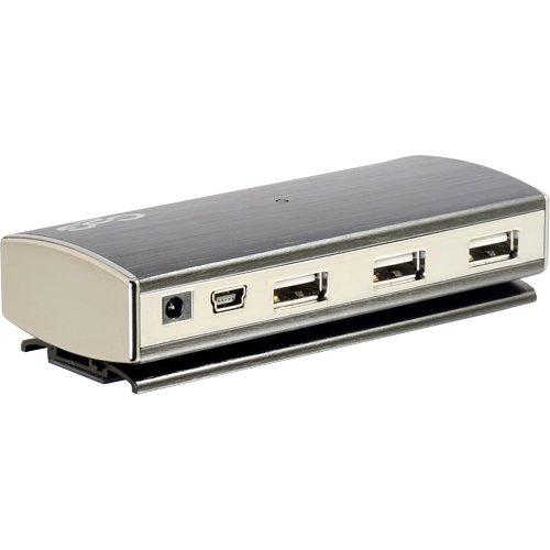 C2G CG29509 7-Port USB 2.0 Aluminum Hub for Chromebooks, Laptops, and Desktops