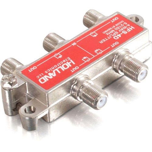 C2G CG41022 High-Frequency 4-Way Splitter