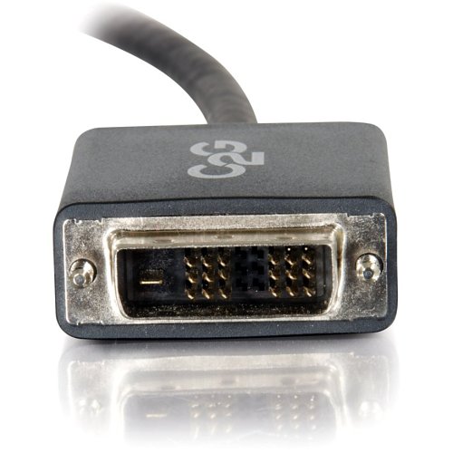 C2G CG54328 DisplayPort Male to Single Link DVI-D Male Adapter Cable, 3' (0.9m), Black