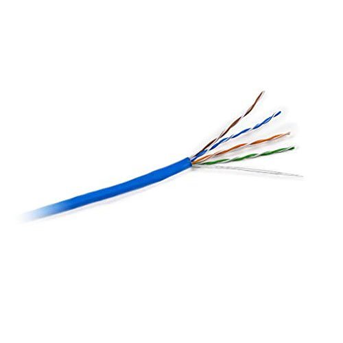 Hyperline UTP4-C5E-SOLID-CMR-WH-305 CAT5e Riser Cable, 24/4 Solid BC, UTP, CMR, 1000' (305m) Pull Box, White