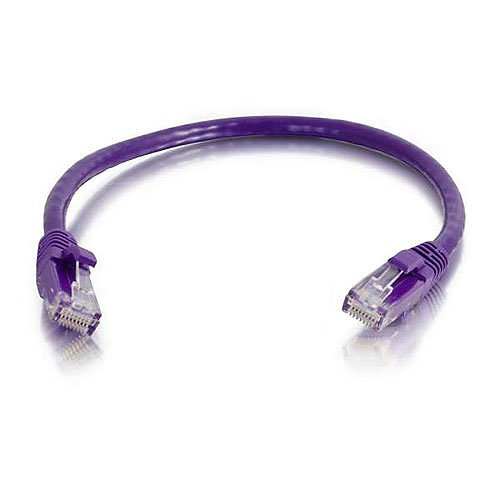 Quiktron 576-145-005 Q-Series CAT6 Patch Cords, Booted, 5' (1.5m), Purple