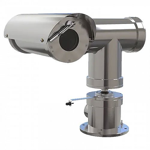 Hanwha TNU-X6320E1F2WT1-M 2MP Explosion-Proof WDR PTZ Positioning Camera Station with 32x Optical Zoom, 4.44-142.6mm Lens