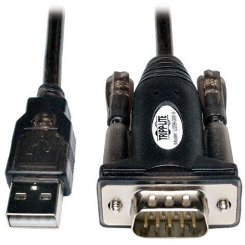 Tripp Lite U209-000-R USB-A to Serial RS232 (DB9) Adapter Cable - (M/M), 5' (1.52m)