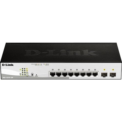 D-link DGS-1210-10P 10-Port Gigabit Smart Managed PoE Switch with 65W PoE Budget