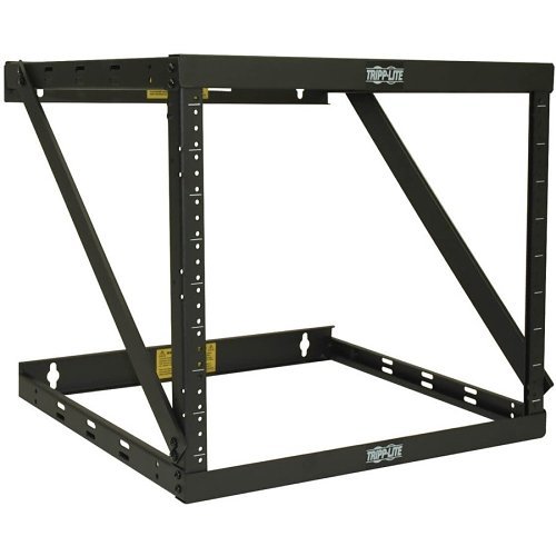 Tripp Lite SRWO8U22 SmartRack Expandable Flat-Pack Low-Profile Switch-Depth Wall Mount Open Frame Rack, 18" (46cm), 150lb (68kg), 2-Post, 8U/12U/22U