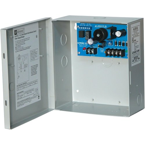 Altronix AL201UL Power Supply/Charger, Single Class 2 Output, 12/24VDC at 1.75A, BC100 Enclosure