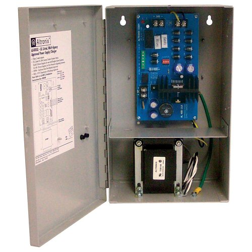 Altronix AL400UL Power Supply/Charger, Single Class 2 Output, 12/24VDC at 4A, BC200 Enclosure