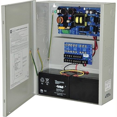 Altronix AL1024ULXPD8 Power Supply/Charger, 8 Fused Outputs, 24VDC at 10A, BC400 Enclosure