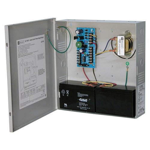 Altronix AL175ULX Access Control Power Supply/Charger, 2 PTC Class 2 Outputs, 12/24VDC at 1.75A, BC300 Enclosure