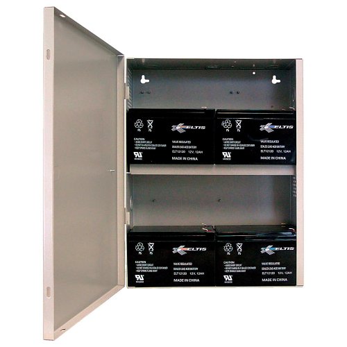 Altronix BC400SG Power Supply/Battery Enclosure with Battery Shelf, 15.5" H x 12.25" W x 4.5" D, Indoor, Gray