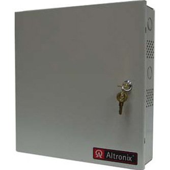 Altronix SMP10PM12P16 Power Supply Charger, 16 Fused Outputs, 12VDC at 10A, 115VAC, Supervision, BC300 Enclosure