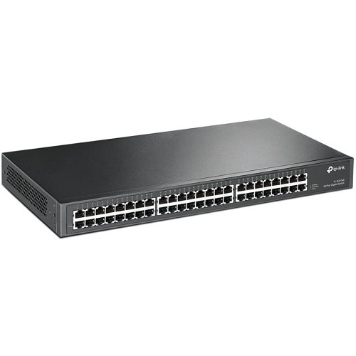 TP-Link TL-SG1048 48-Port Gigabit Rackmount Switch, 19" Rack-Mountable Steel Case