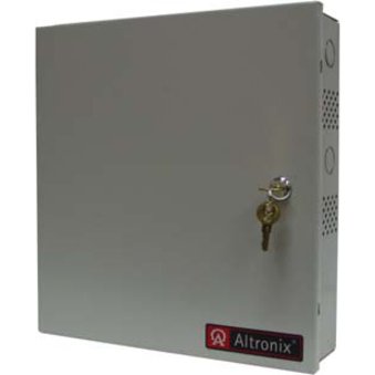 Altronix SMP10PM24P16 Power Supply Charger, 16 Fused Outputs, 24VDC at 10A, 115VAC, Supervision, BC300 Enclosure