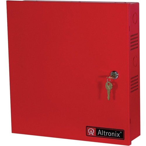 Altronix BC300R Enclosure, 13.5" H x 13" W x 3.25" D, Red, 19-Gauge, Indoor